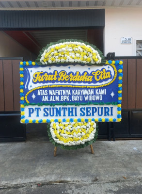 Papan Bunga Duka di Tenggarong