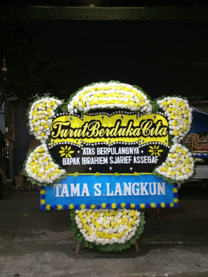Papan Bunga Duka di Tenggarong
